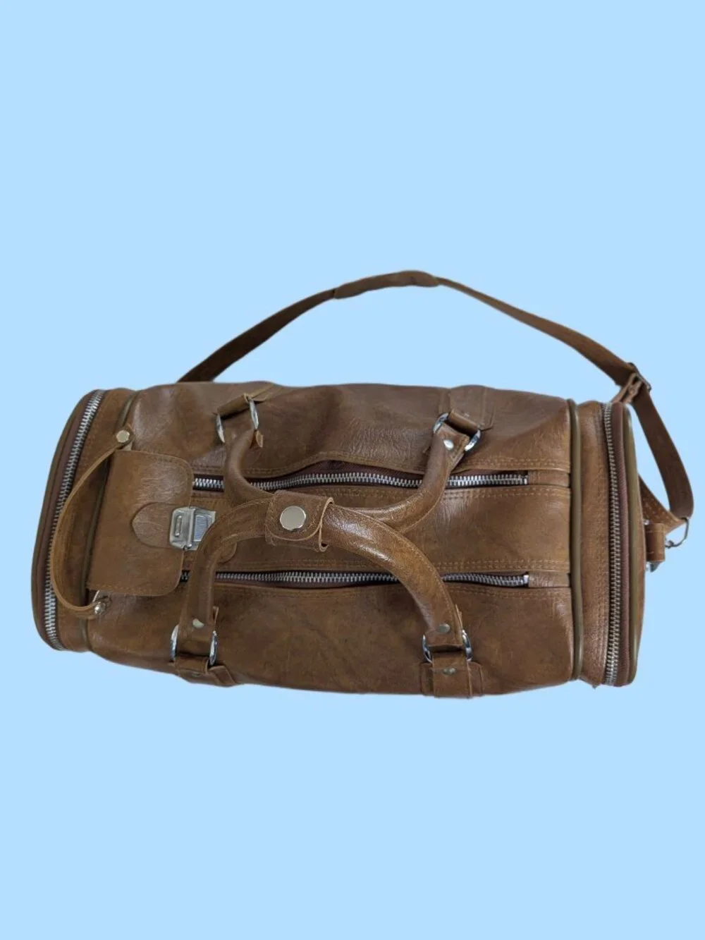 Vintage American Tourister 1970's Carry on bag w adjustable shoulder strap